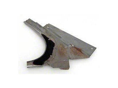 Chevy Used Bel Air 210 2-Door Hardtop Left Rear Inner Stainless Steel Dogleg With Felt, 1955-1957