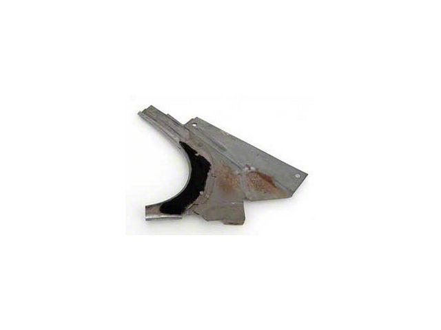 Chevy Used Bel Air 210 2-Door Hardtop Left Rear Inner Stainless Steel Dogleg With Felt, 1955-1957