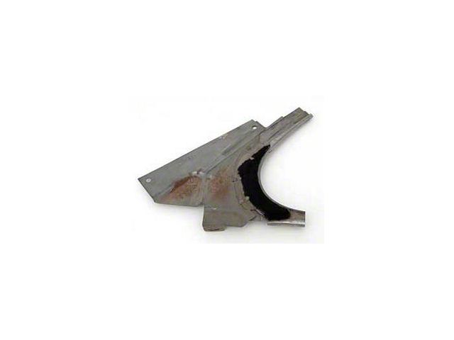 Chevy Used Bel Air, 210 2-Door Hardtop Right Rear Inner Stainless Steel Dogleg With Felt, 1955-1957