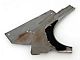 Chevy Used Bel Air, 210 2-Door Hardtop Right Rear Inner Stainless Steel Dogleg With Felt, 1955-1957