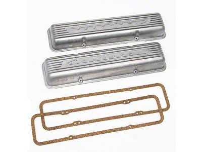 Chevy Valve Covers, Small Block, Corvette, Aluminum, 1955-1957
