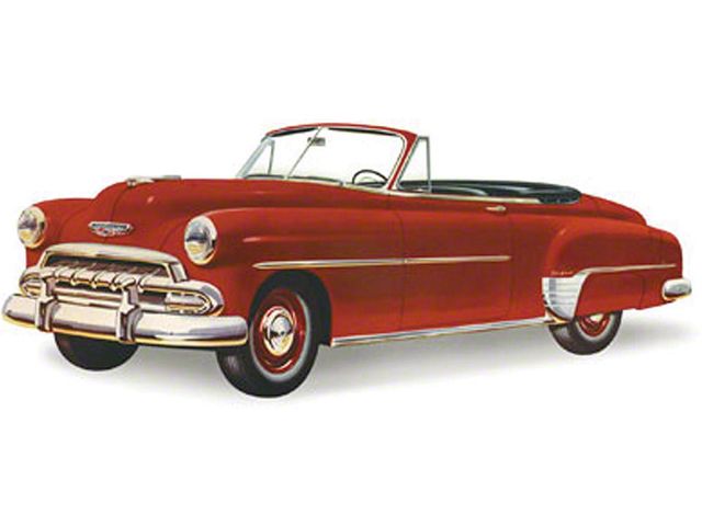 Chevy Vent Glass, Clear, Hardtop And Convertible, 1949-1952 (Styleline Deluxe Convertible)