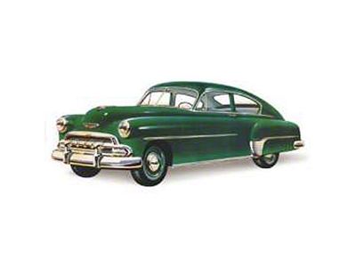 Chevy Vent Glass, Front, Fleetline 2 & 4-Door Sedan, 1949-1952