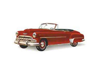 Chevy Vent Glass, Hardtop And Convertible, 1949-1952 (Styleline Deluxe Convertible)