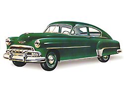 Vent Glass, Tinted, 2 & 4-Door Sedan (1949-1952 Fleetline)