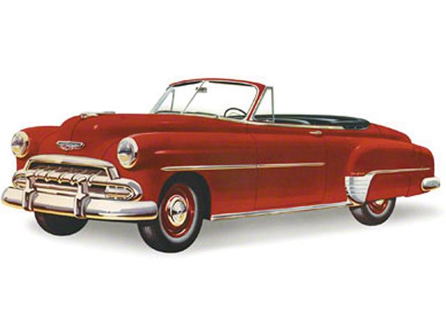 Chevy Vent Glass, Tinted, Hardtop And Convertible, 1949-1952 (Styleline Deluxe Convertible)