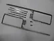 Chevy Vent Window Assemblies, Hardtop & Convertible, Used, 1955-1957