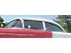 Chevy Vent Window, Installed In Frame, Clear, Sedan & Wagon, Left, 1955-1957