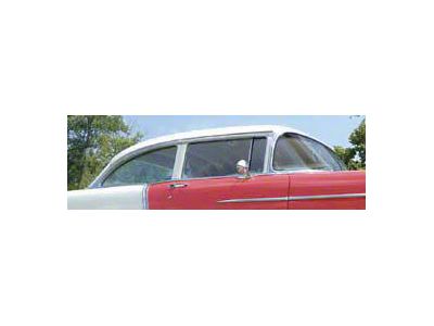 Chevy Vent Window, Installed In Frame, Clear, Sedan & Wagon, Right, 1955-1957