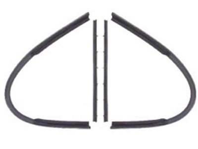 Chevy Vent Window Weatherstripping, All Except 2-Door Hardtop & Convertible, 1953-54