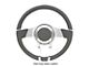 Chevy WaterFall Steering Wheel, Italian Leather & Billet Aluminum, Flaming River 1949-1954