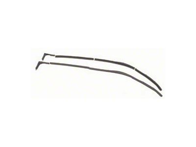 Chevy Weatherstrip Set, Roofrail, Convertible Top, 1955-1957 (Bel Air Convertible)