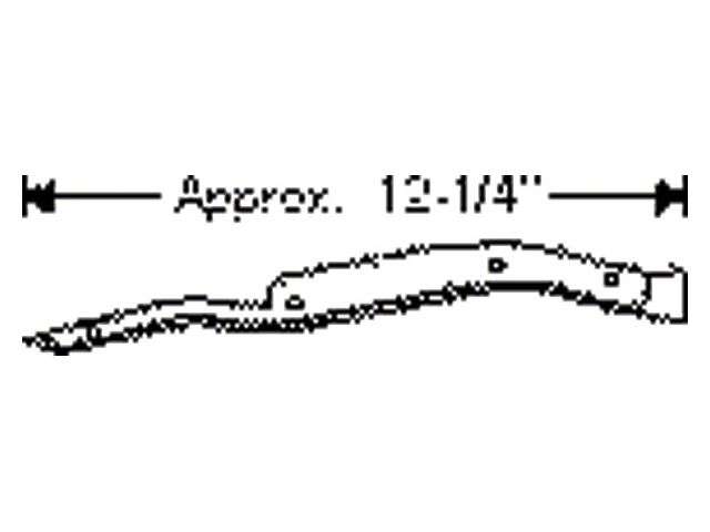 Chevy Weatherstripping, Door Hinge Pillar Auxiliary Beltline, Except 2-Door Coupe & Convertible Styline, 1949-1952