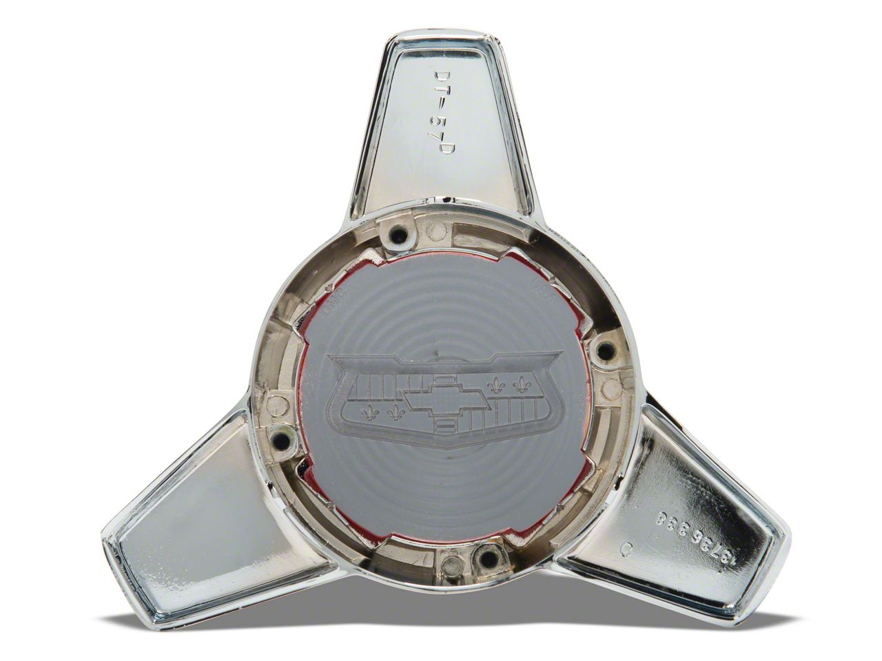 Set Of 4 Wheel Spinners For 1957-1958 Chevrolet - Chrome Classic Style