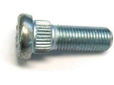 7/16-20 Serrated Wheel Studs; 0.570-Inch Knurl; 1-3/8-Inch Length