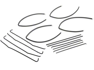 Chevy Window Felt Kit, 2-Door Sedan, 150 Or 210, 1955-1957