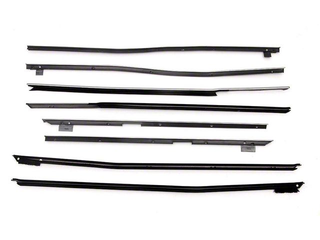 Chevy Window Felt Kit, 4-Door Hardtop, Impala, 1968