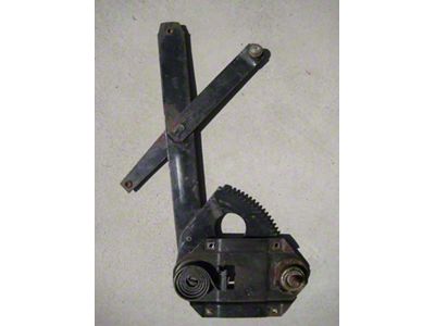 Chevy Window Regulator, Left, Rear, 4-Door Sedan & Wagon, Used, 1955-1957