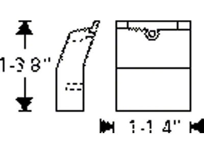 Chevy Window Stop Rubber Bumpers, Rear Quarter Window Opening, Hardtop And Convertible, 1949-1952 (Styleline Deluxe Convertible)