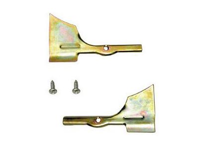 Windshield Molding Corner Clips, Stainless Steel (55-57 Chevy Bel Air; 55-57 Chevy 150; 55-57 Chevy 210; 55-57 Chevy Nomad)