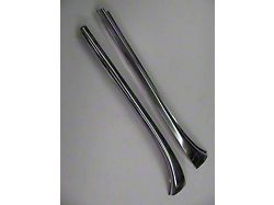 Windshield Pillar Moldings, Polished, Restored, Sedan & Wagon (55-57 Chevy Bel Air; 55-57 Chevy 150; 55-57 Chevy 210; 55-57 Chevy Nomad)