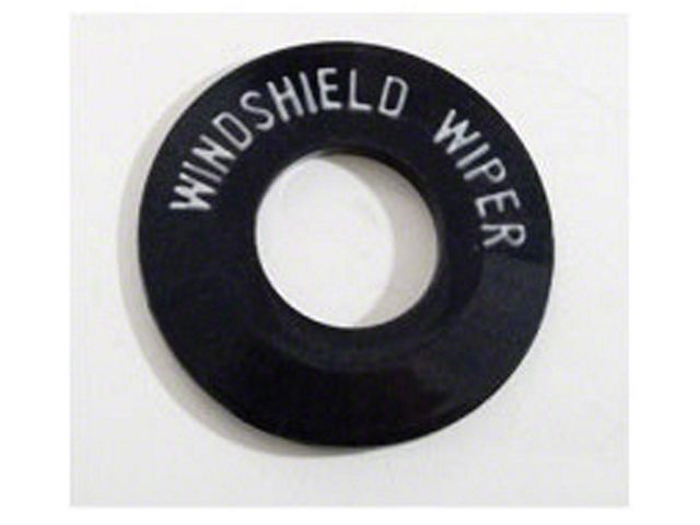 Chevy Windshield Wiper Bezel Insert, Plastic, Bel Air, 1955-1956
