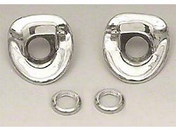 Chevy Windshield Wiper Escutcheons, 1957