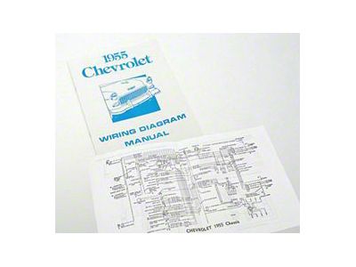 Chevy Wiring Harness Diagram Manual, 1955