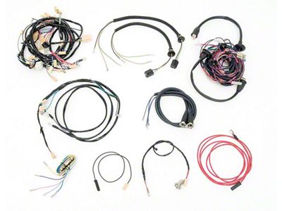 Chevy Wiring Harness Kit, Manual Transmission, With Generator, Small Block, Convertible, 1955 (Bel Air Convertible)