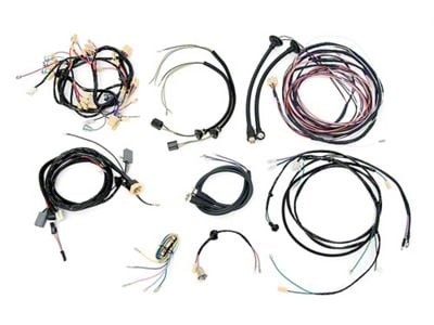 Chevy Wiring Harness Kit, V8, Automatic Transmission, With Alternator, 150 2-Door Wagon, 1956