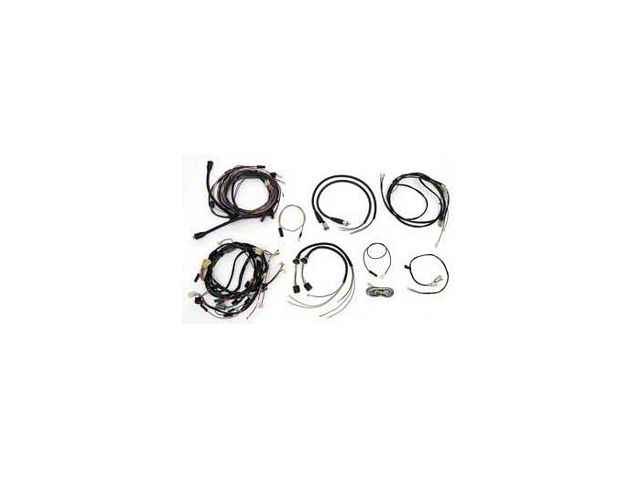 Chevy Wiring Harness Kit, V8, Automatic Transmission, With Alternator, Convertible, 1955 (Bel Air Convertible)