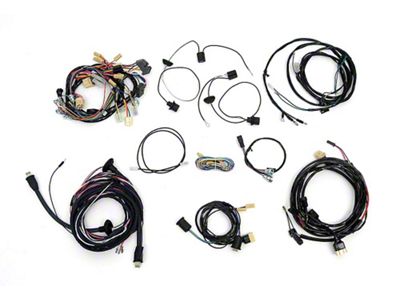 Chevy Wiring Harness Kit, V8, Manual Transmission, 2-Door Sedan, With Alternator, 1957