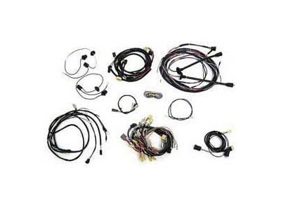 Chevy Wiring Harness Kit, V8, Manual Transmission, With Alternator, Bel Air 4-Door Wagon, 1957