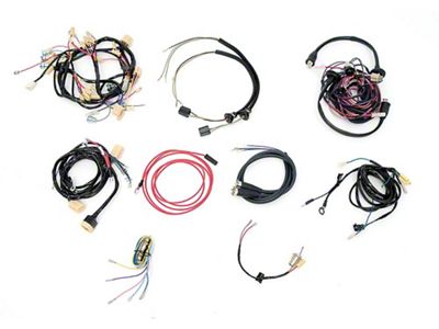 Chevy Wiring Harness Kit, V8, Manual Transmission, With Generator, Convertible, 1956 (Bel Air Convertible)