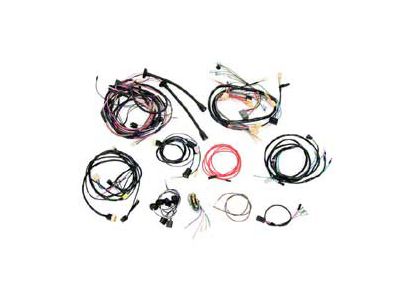 Chevy Wiring Harness Kit, V8, Manual Transmission, With Generator, Convertible, 1957 (Bel Air Convertible)