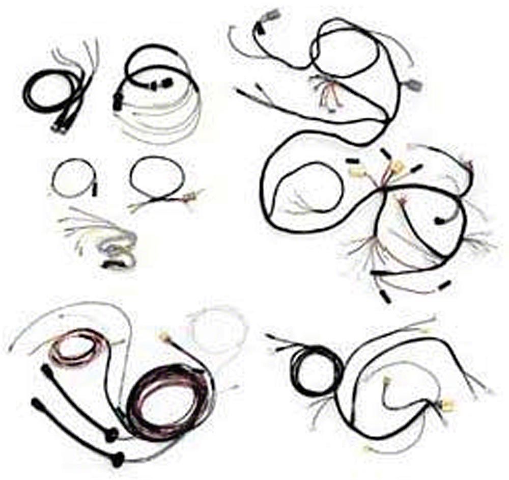 Ecklers Wiring Harness Kit,V8 Auto Trans,210/Bel Air 4D Sedan,1955