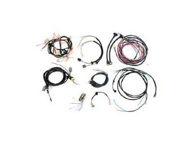 Chevy Wiring Harness Kit, V8, Manual Transmission, With Alternator, 210, Bel Air 4-Door Hardtop, 1956