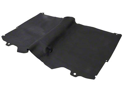 Rubber Floor Mat; Black (73-86 C/K10 w/ Small Transmission Hump)