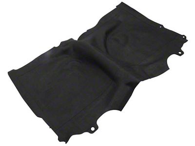 Rubber Floor Mat; Black (73-86 C/K10 w/ Large Transmission Hump)