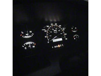 Chinook Auto Supplies XL MODERN Cluster Faceplate Kit (94-96 F-150, F-250 w/o Factory Tach, Excluding Diesel)