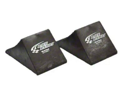 Chock, Pair Solid Rubber