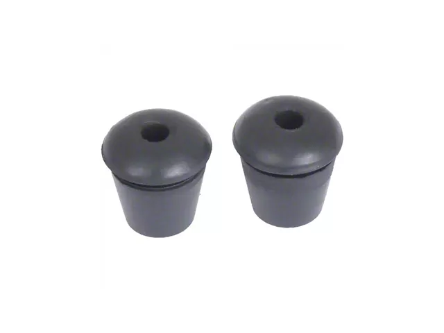 Choke Or Throttle Dash Grommet - Black - Rubber - Ford