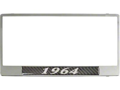 Chrome 1964 License Plate Frame