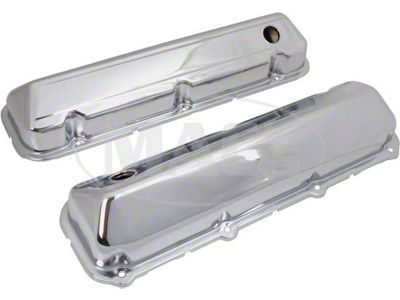 Chrome Plated Original Shape Valve Covers With Baffle, 429/460