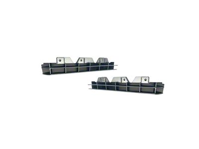 Grille Extensions; Argent Silver (1973 Chevelle, Malibu)