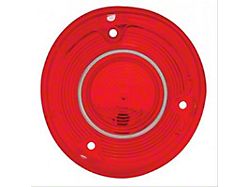 Tail Light Lens with Trim; Driver Side (1972 Chevelle)