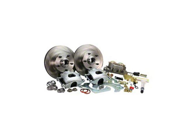 Classic Chevy - Front Disc Brake Conversion Kit For Stock Spindles, Manual, 1955-1957