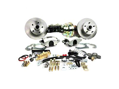 Legend Series Standard Front Disc Brake Conversion Kit with Brake Booster/Master Cylinder Combo (55-57 150, 210, Bel Air, Nomad)