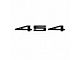 Classic Chevy Hood Numerals, 454, 1955-1957
