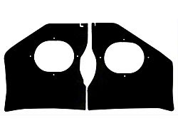 Classic Chevy Kick Panels, Black, 1955